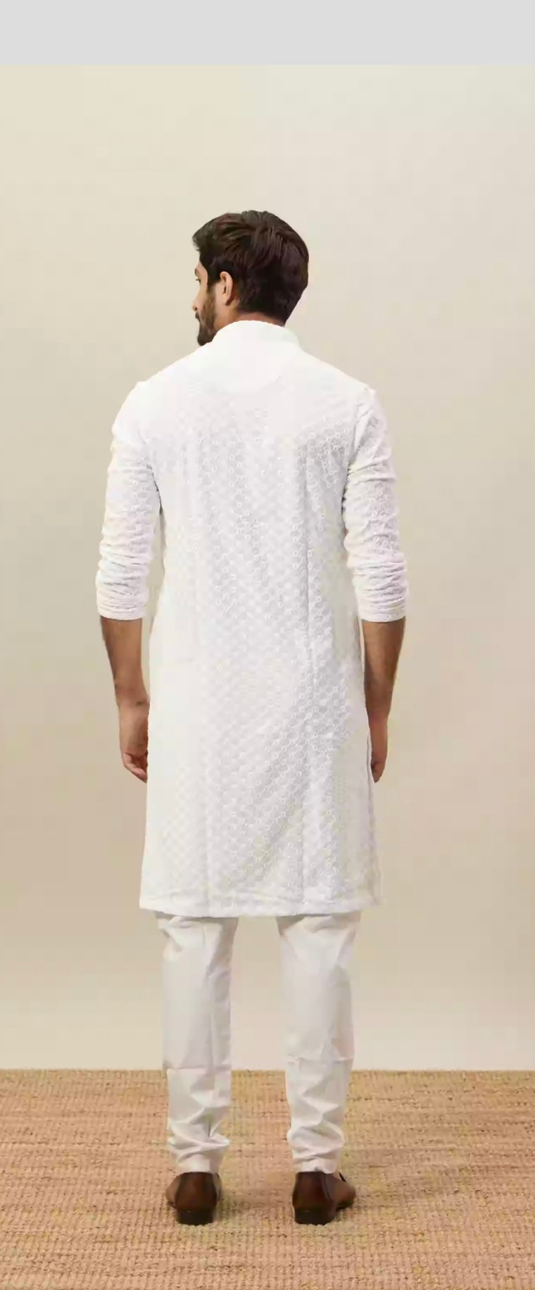 White Chikankari Kurta