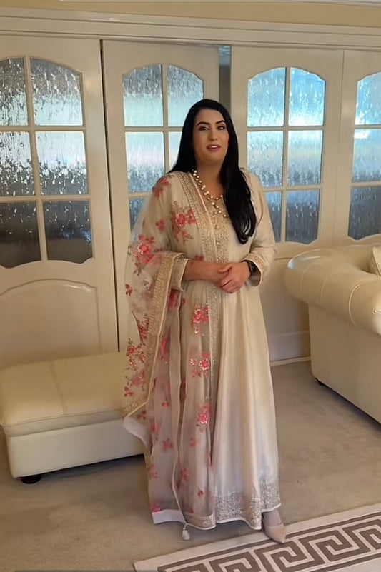 Off white Anarkali